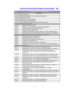tabla de agentes materiales asociados (ep)
