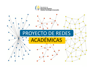 Proyecto de redes académicas - Secretaría Técnica de Drogas