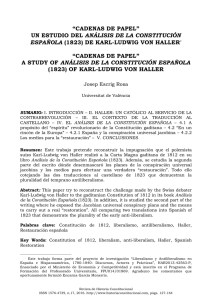 “cadenas de papel” un estudio del análisis de la constitución española