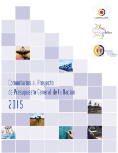 Comentarios al Proyecto de Presupuesto General de la Nación 2015