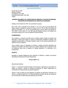 www.leyesambientales.cl Decreto Supremo 2467 Ministerio de