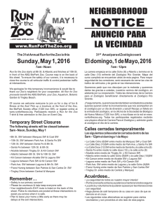 notice - Run for the Zoo