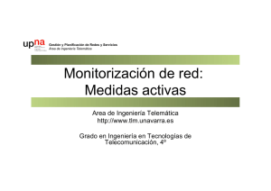 Medidas activas - Área de Ingeniería Telemática