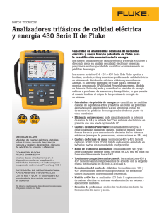 Fluke 430 Series II Three-Phase Power Quality and Energy Analyzers