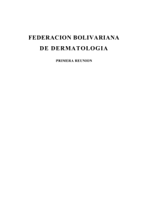 FEDERACION BOLIVARIANA DE DERMATOLOGIA