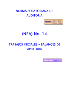 (NEA) No. 14 - Colegio de Contadores Bachilleres y Públicos del