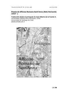 Poemas de Affonso Romano Sant`Anna.