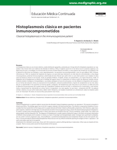 Histoplasmosis clásica en pacientes inmunocomprometidos
