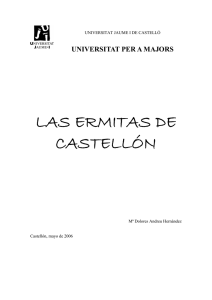 Las Ermitas de Castellón - Universitat per a Majors