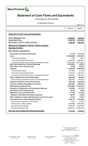 Statement of Cash Flows and Equivalents