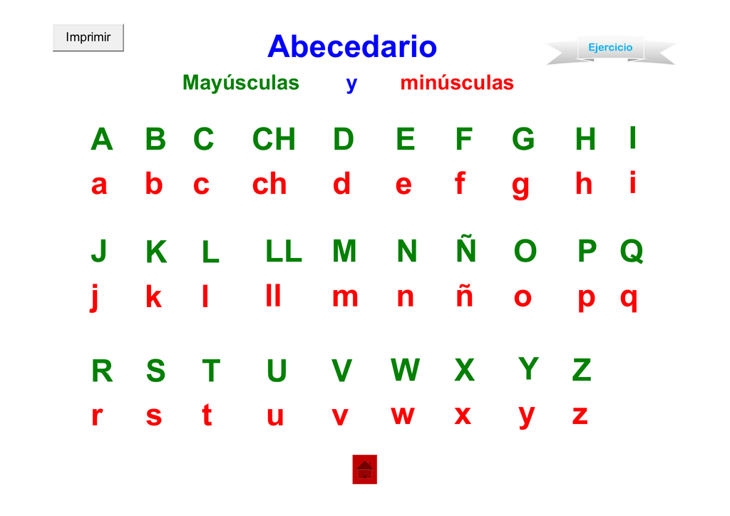 Abecedario En Imprenta Mayuscula Y Minuscula Imagui