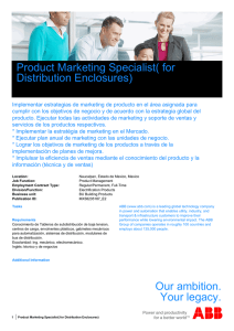 Product Marketing Specialist( for Distribution Enclosures) Our