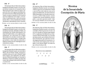 Novena de la Inmaculada Concepción de María