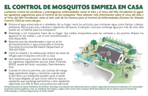 el control de mosquitos empieza en casa
