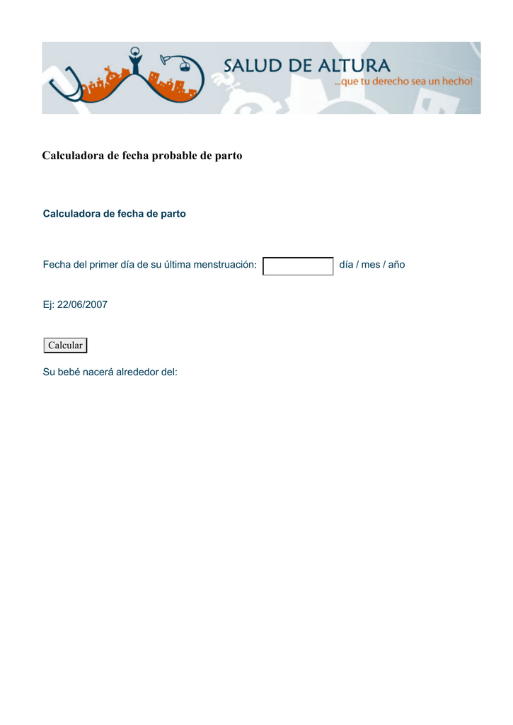 fecha prevista parto calcular