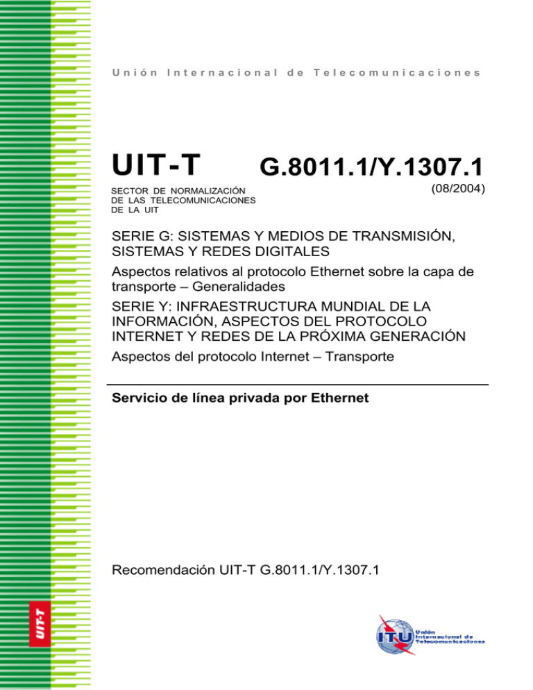 Servicio De L nea Privada Por Ethernet