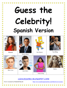 Guess the Famous Person Spanish version
