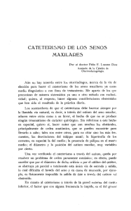 CATETERISM.O DE LOS SENOS M.AXILARES