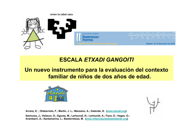 ESCALA ETXADI GANGOITI Un Nuevo Instrumento Para La