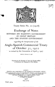 Exchange of Notes of October 3 I , 1 9 2 2