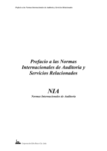 prefacio NIA y SR - Colegio de Contadores del Estado Sucre