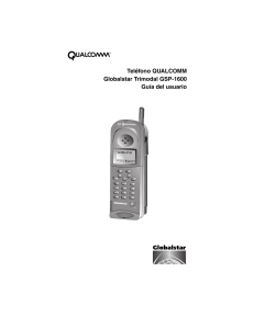 Teléfono QUALCOMM Globalstar Trimodal GSP-1600