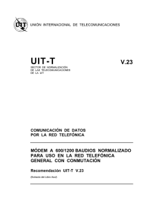 UIT-T Rec. V.23 (11/88) Módem a 600/1200 baudios