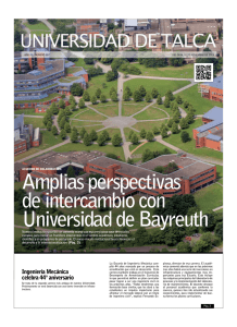 Amplias perspectivas de intercambio con Universidad de Bayreuth