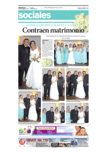 Contraen matrimonio - El Diario de Sonora