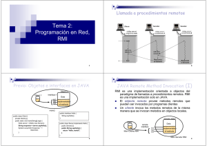 Tema 2: Programación en Red, RMI