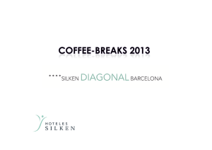 menús coffee-break 2013