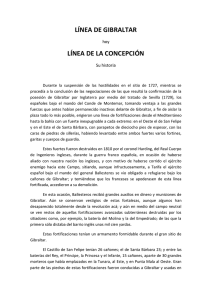 LÍNEA DE GIBRALTAR LÍNEA DE LA CONCEPCIÓN