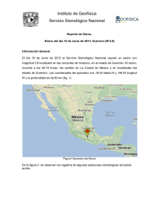 Brecha de Guerrero - Servicio Sismológico Nacional