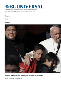 Francisco vuelve al Vaticano tras gira en AL