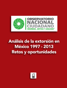 Análisis de la extorsión en México 1997