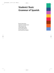Students` Basic Grammar of Spanish