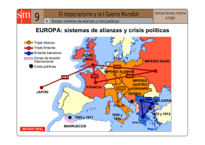 Europa: Sistema de alianzas