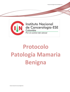 Protocolo Patología Mamaria Benigna