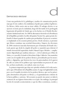 Democracia electoral - Red Internacional de Migración y Desarrollo