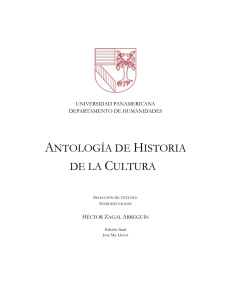 antología de historia de la cultura