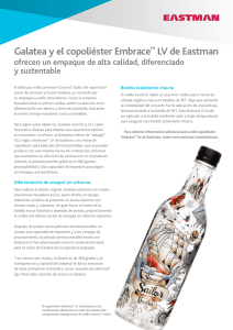 Success-S52 Galatea and EASTMAN EMBRACE LV Copolyester