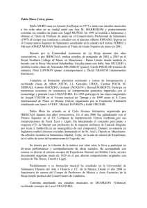 Currículum Pablo - Ayuntamiento de Huesca