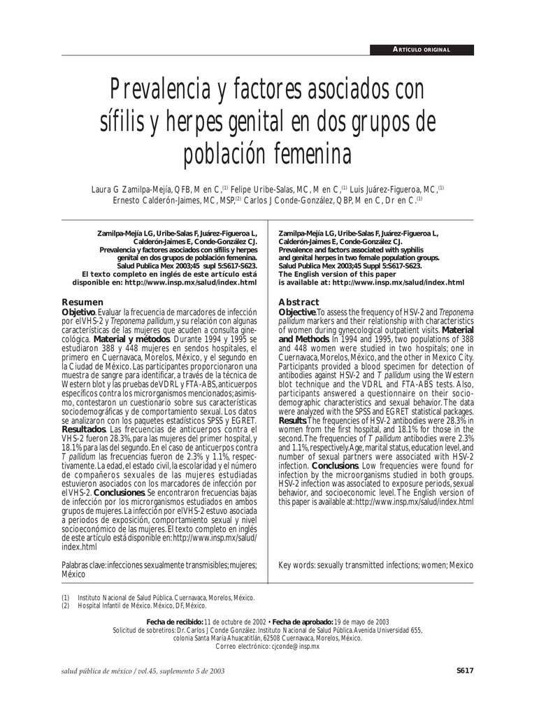 sifilis serologia presuntiva que es sifilis serologia presuntiva que es