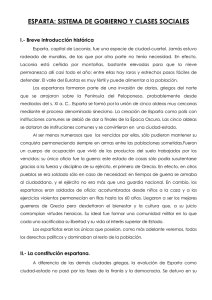 ESPARTA: SISTEMA DE GOBIERNO Y CLASES SOCIALES