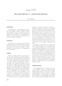 Tema 112 PILOLEIOMIOMA Y ANGIOLEIOMIOMA