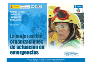 Isabel Casado Flórez - Dirección General de Protección Civil y