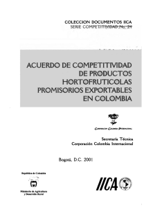 acuerdo de competitividad de productos hortofruticolas