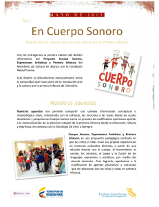 Descargar Boletín #1 de Cuerpo Sonoro en PDF