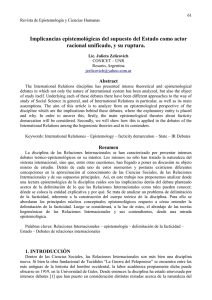 implicancias epistemológicas - Revista de Epistemología y Ciencias