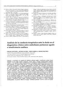 Analisis de la conducta terapeutica ante la duda en el diagnostico